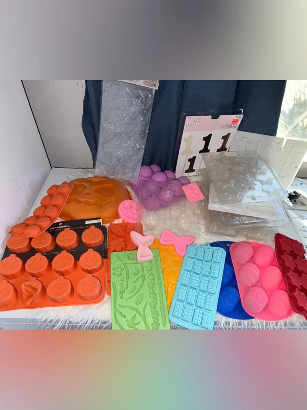 Assorted Diverse Silicone & Candy Mold Party Baking Tools Multicolor Collection